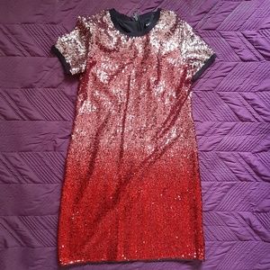 DKNY Sequins T-shirt Dress